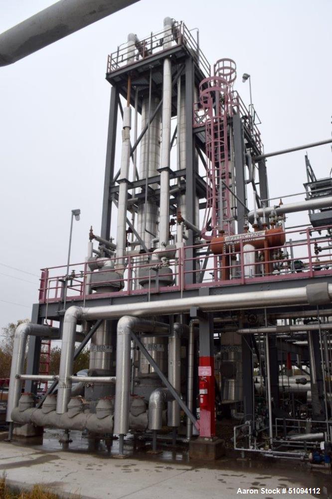 Used Mitternight Boiler Works Reactor Column System.